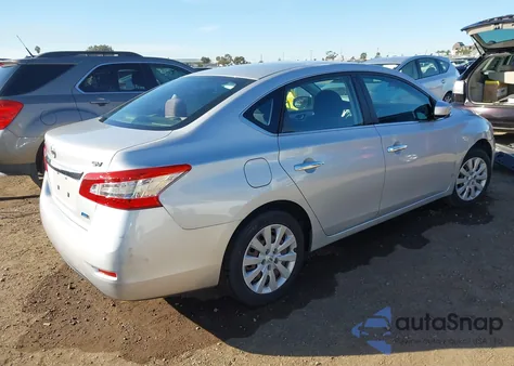 2014 Nissan Sentra Sv из США, поврежденный, VIN 3N1AB7AP3EY216377
